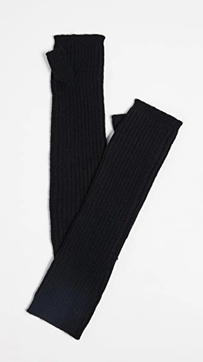 Shop Hat Attack Cashmere Armwarmers In Black