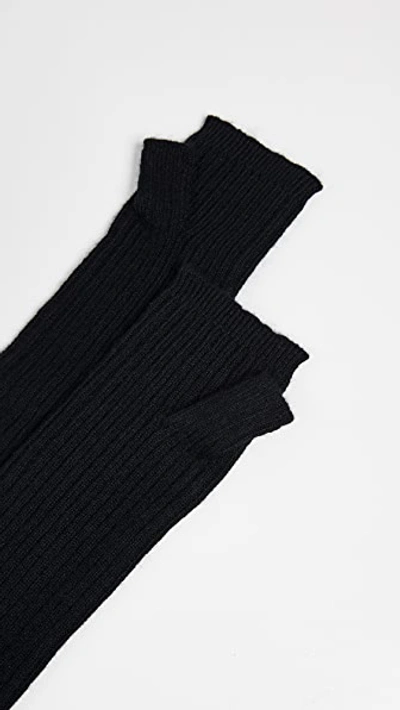 Shop Hat Attack Cashmere Armwarmers In Black