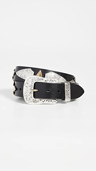 Shop Isabel Marant Dern Belt In Black