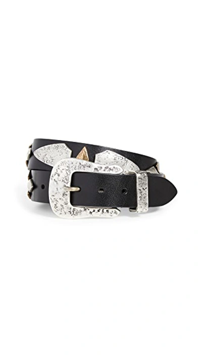 Shop Isabel Marant Dern Belt In Black