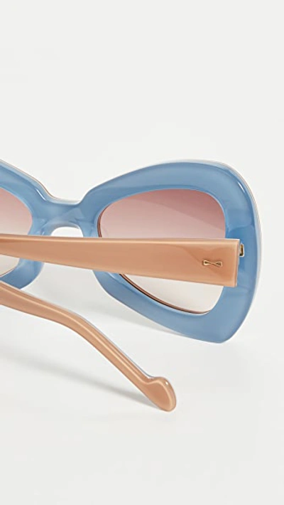 Shop Zimmermann Aurora Sunglasses In Tan Light Brown