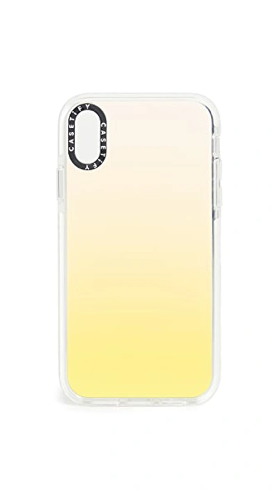 Shop Casetify Ombre Phone Case In Pink/yellow