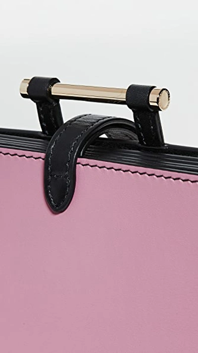 Shop Smythson Mini Concertina Wristlet In Pink