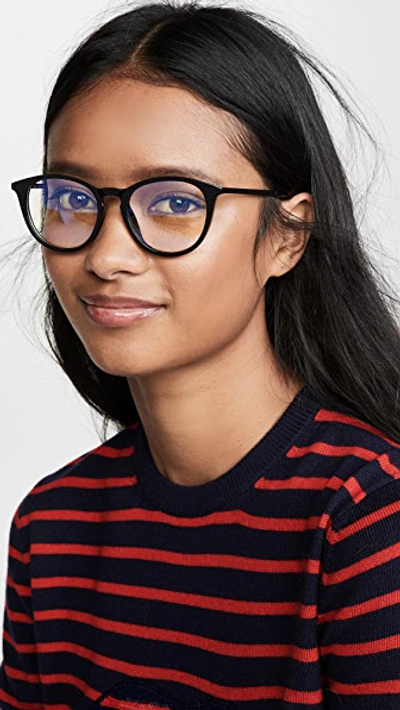 Shop The Book Club Blue Light Night Team Crazy For Glasses In Black