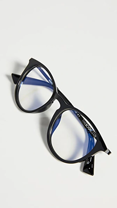 Shop The Book Club Blue Light Night Team Crazy For Glasses In Black
