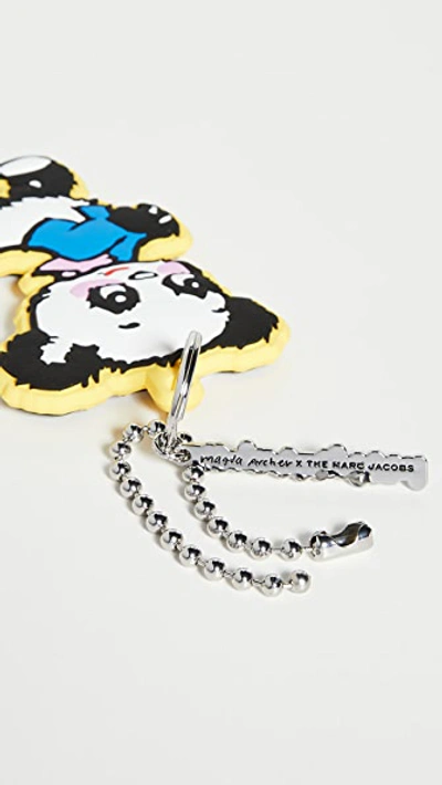 Shop The Marc Jacobs I'm Gonna Die Lonely Keychain In Black Multi
