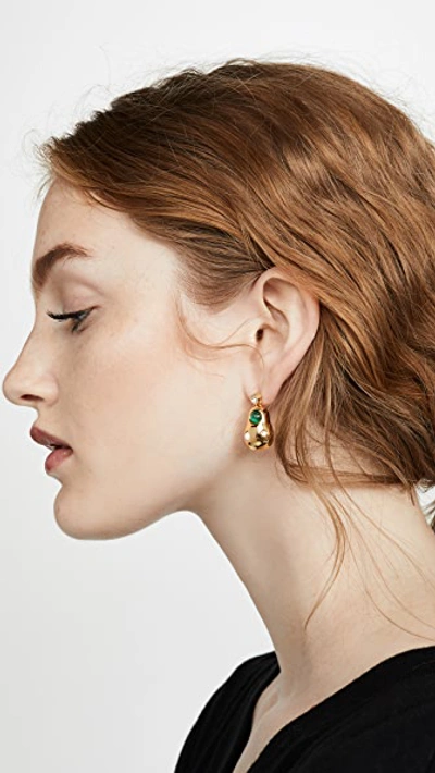 Shop Shashi Julez Earrings In Gold