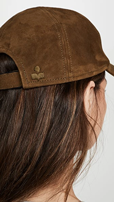 Shop Isabel Marant Tyron Hat In Khaki