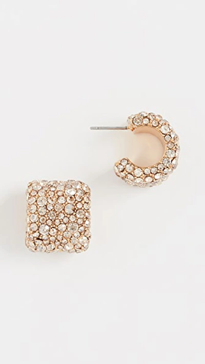 Shop Baublebar Jocelyn Stud Earrings In Champagne/gold