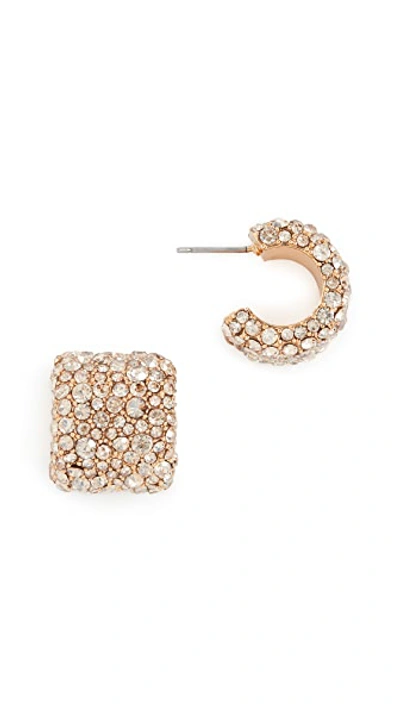 Shop Baublebar Jocelyn Stud Earrings In Champagne/gold