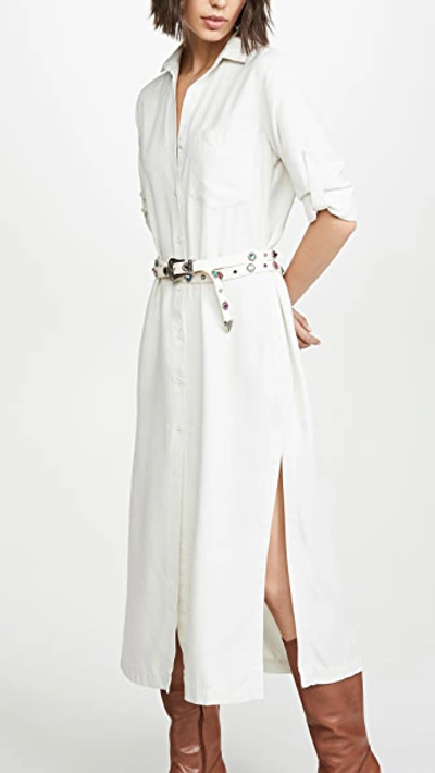 Shop Dodo Bar Or Lenny Belt In White/silver