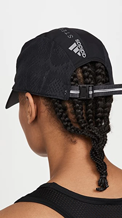 Shop Adidas By Stella Mccartney Snake Print Run Cap In Black