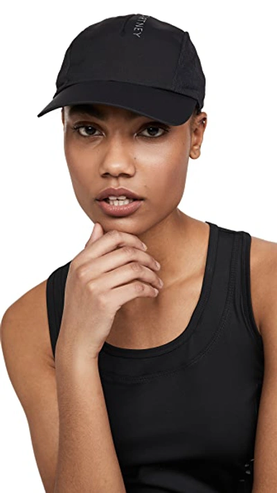 Shop Adidas By Stella Mccartney Snake Print Run Cap In Black