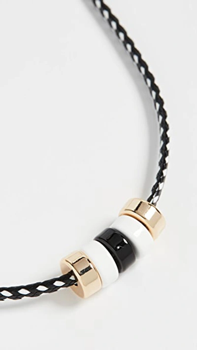 Shop Roxanne Assoulin Little Bits Black And White Necklace In Black/white