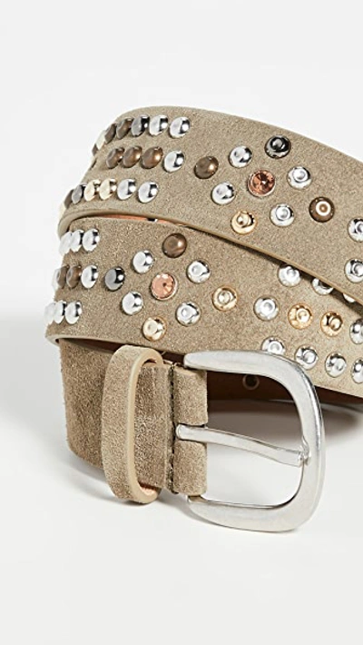 Shop Isabel Marant Devis Belt In Taupe