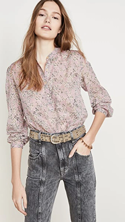 Shop Isabel Marant Devis Belt In Taupe