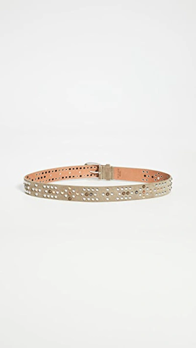 Shop Isabel Marant Devis Belt In Taupe