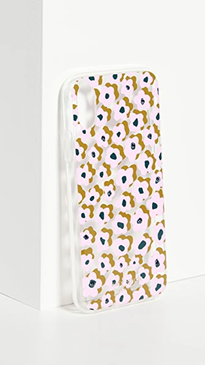 Shop Kate Spade Jeweled Flair Flora Iphone Case In Orchid Multi