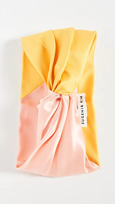 Shop Eugenia Kim Malia Headband In Marigold/coral