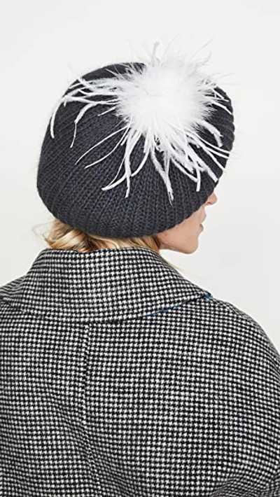 Shop Eugenia Kim Rochelle Hat In Charcoal