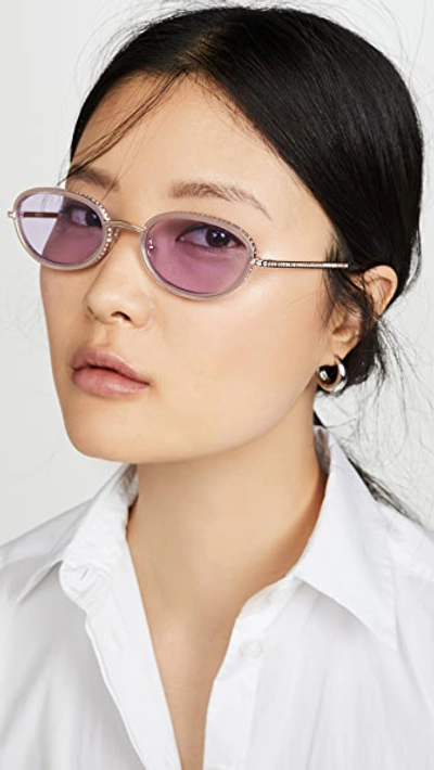 Shop Area Sunglasses In Lilac