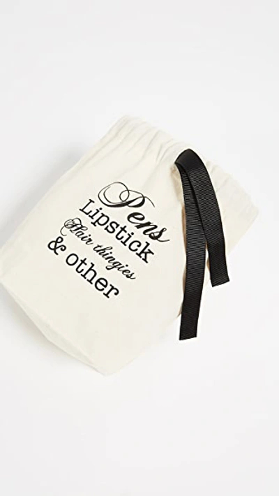Shop Bag-all Pens, Lipstick, Etc Small Organizing Bag In Natural/black