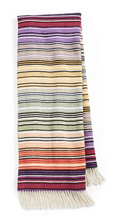 Shop Missoni Tazio Throw Blanket In Multi Red