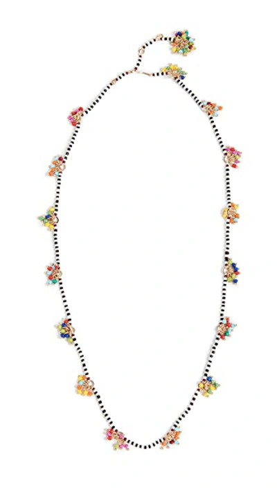 Shop Roxanne Assoulin Dangle & Fringe Beaded 4-way Necklace In Multi
