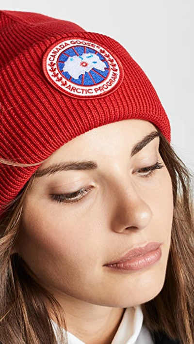 Shop Canada Goose Arctic Disc Hat In Red