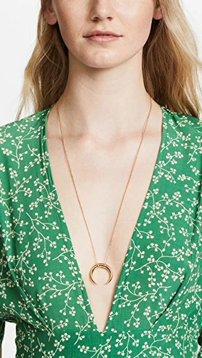 Gorjana cayne 2024 crescent necklace