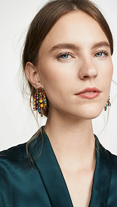 Shop Elizabeth Cole Bette Earrings In Multi