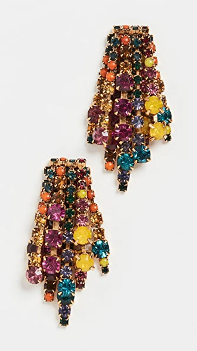 Shop Elizabeth Cole Bette Earrings In Multi