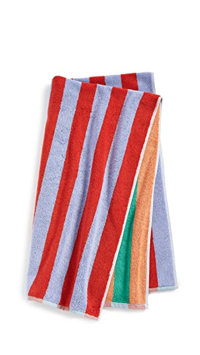 Shop Shopbop Home Dusen Dusen Bath Towel In Warm Stripe