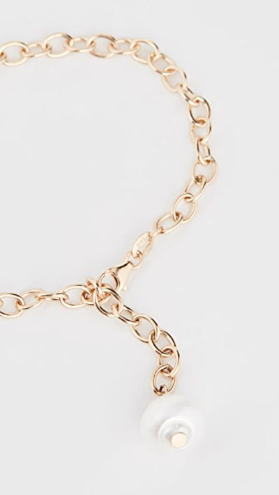 Shop Ariel Gordon Jewelry 14k Lido Drop Bracelet In Gold/pearl