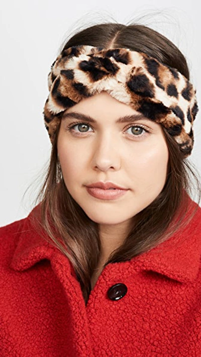 Shop Heurueh Fortune Teller Headband In Leopard