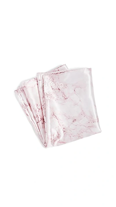 Shop Slip Pink Marble Queen Pillowcase