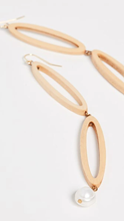 Shop Sophie Monet The Ellipse Earrings In Pine