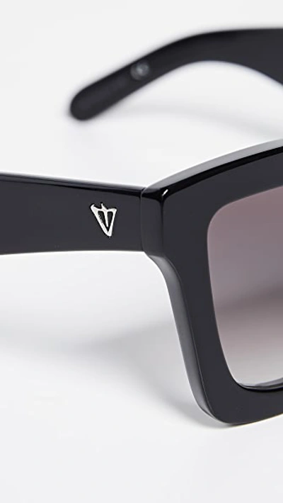 Shop Valley Eyewear Db Sunglasses In Gloss Black/black