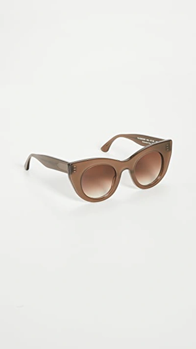 Shop Thierry Lasry Bluemoony Sunglasses In Brown