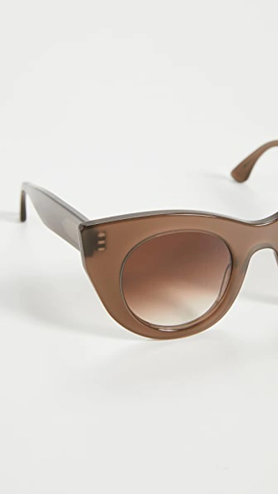 Shop Thierry Lasry Bluemoony Sunglasses In Brown