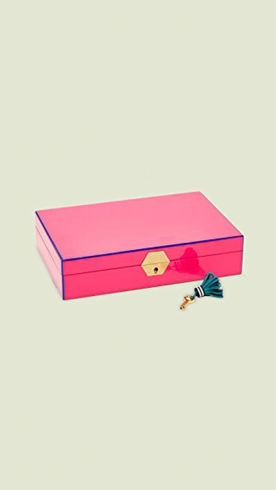 Shop Jonathan Adler Jewelry Box In Fuchsia