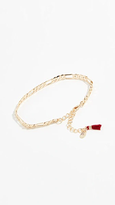 Shop Shashi London Calling Bracelet In Gold