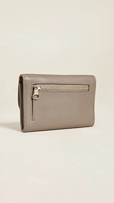 Shop See By Chloé Lizzie Mini Wallet In Motty Grey