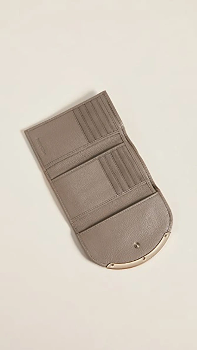 Shop See By Chloé Lizzie Mini Wallet In Motty Grey