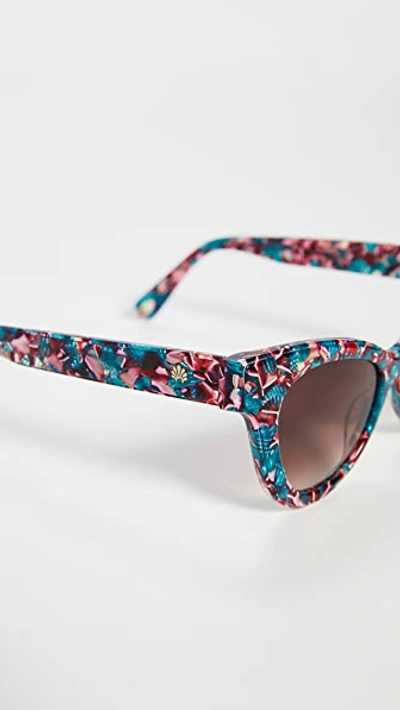 Shop Lele Sadoughi Uptown Cateye Sunglasses In Flamingo Pink