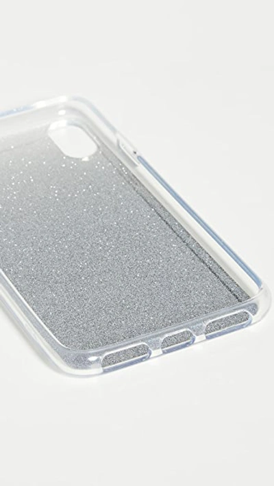 Shop Kate Spade Glitter Ombre Iphone Case In Black