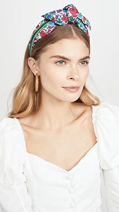 Shop Benoit Missolin Cindy Headband In Floral