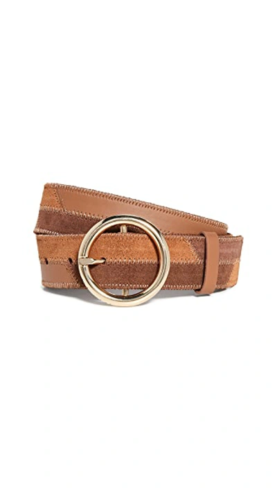 Shop Frame O Ring Patchwork Belt In Saddle Multi