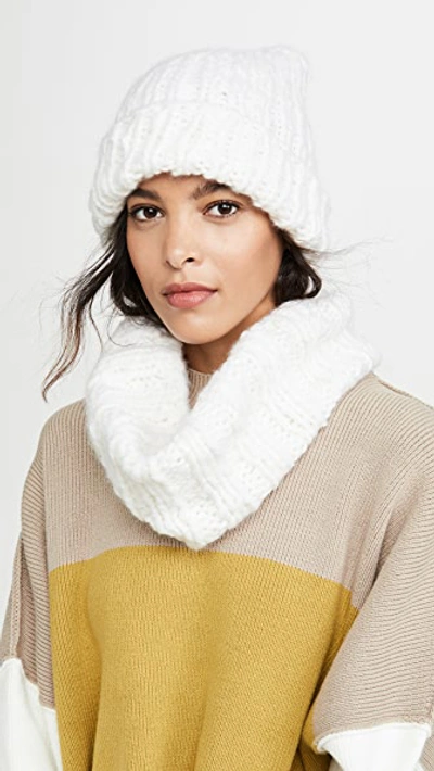 Shop Eugenia Kim Cashmere Shannon Hat In Winter White