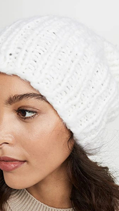 Shop Eugenia Kim Cashmere Shannon Hat In Winter White